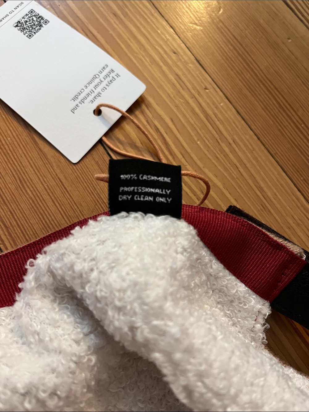 NWT Quince cashmere baseball hat - Picture 7 of 7
